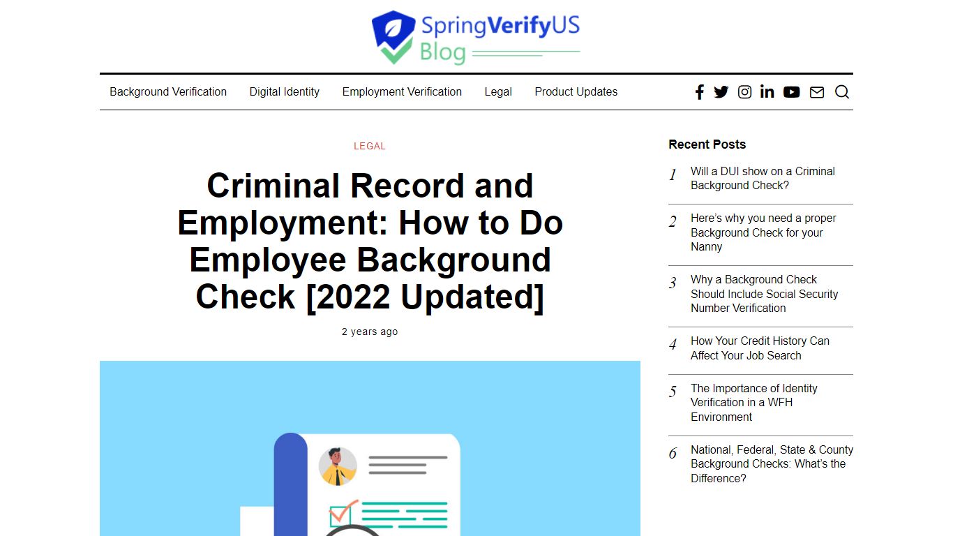 Criminal Record and Employment: How to Do Employee Background Check ...